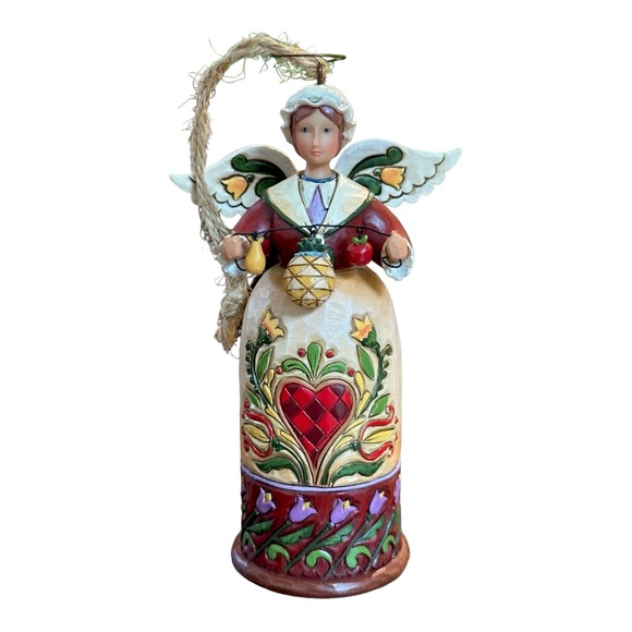 Jim Shore 2011 Williamsburg Warm Welcome Angel Figurine ~ 4021985 Retired - Picture 3 of 10